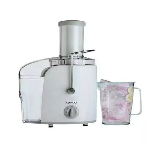 Kenwood Juicer 800W Juice Extractor with 75mm Wide Feed Tube, 2 Speed, Transparent Juice Jug, Pulp Container, Anti Drip JEP02.A0WH