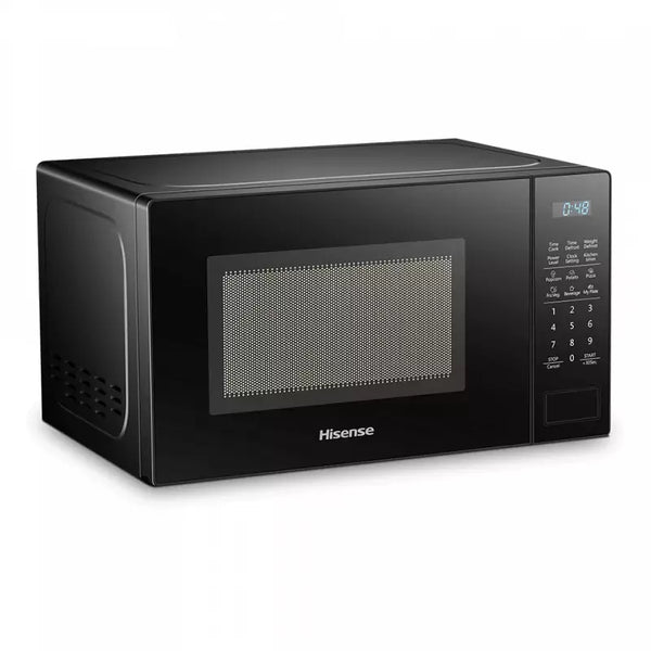 Hisense Microwave 20L 700W Solo Digital Touch Display, 6 Levels, Push Button, Black H20MOBS1