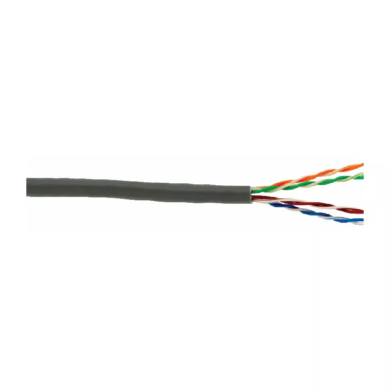D-Link CAT6 UTP 23AWG Solid Cable, PVC Jacket, Transmission Up to 1000Mbps, Cost-Effective and High-Speed Transmission Performance, 305M/Roll Grey NCB-C6UGRYR-305