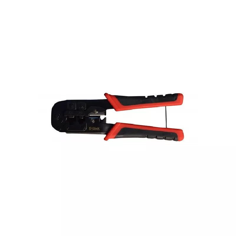 D-Link Modular Crimping Tool, All-Steel Handles (with padding), Built-in Cable Stripper with Stop to Ensure Correct Strip Length Continuity Tester NTC-001