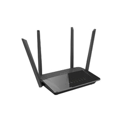 D-Link Wireless Router AC 1200 Dual Band (11a/b/g/n/ac), 3 x Gigabit Ports, Gigabit WAN , 4 External Antennas, VPN Support, Multiple Operational Modes, Router/Access Point/Repeater/WISP Repeater/Wi-Fi Client, Dual Access PPPoE, D-Link Assistant App Suppo