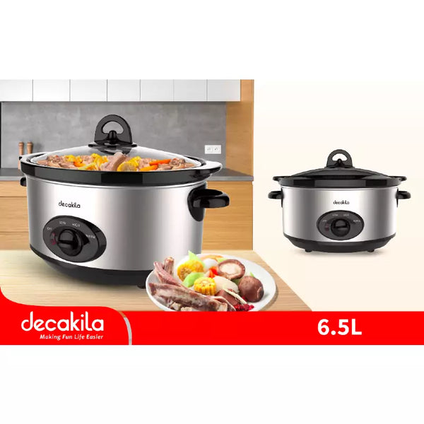 Decakila Slow Cooker 6.5L 320W KEEC025M