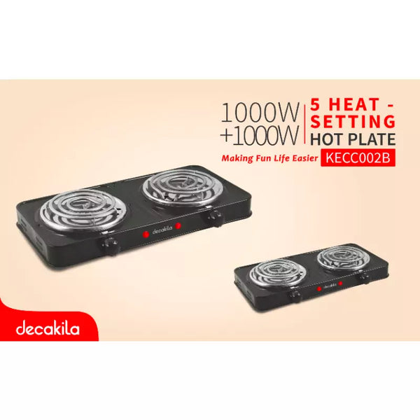 Decakila Coil Plate Double 2000W KECC002B