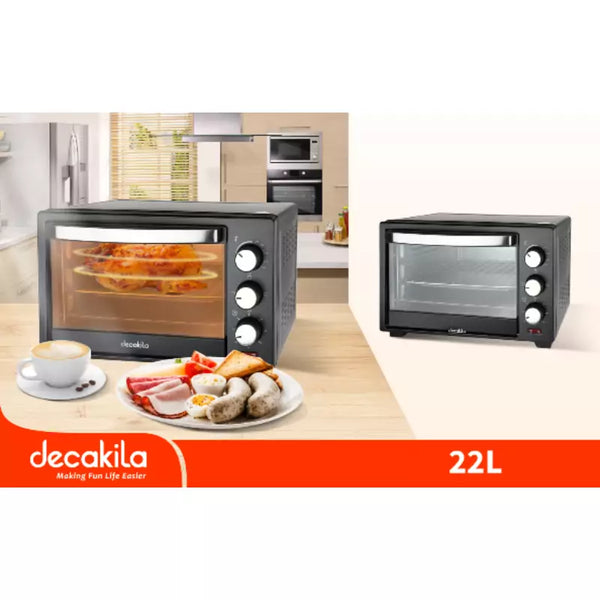 Decakila Toaster Oven 22L 1000W 2 in 1 KEEV008B