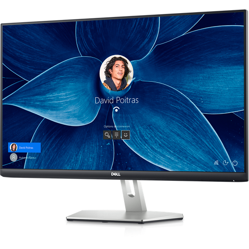 Dell 27" Monitor FHD, 2 x HDMI Port, Wide Viewing Angle, Crisp Images, Comfort View, Slim Bezel S2721HN