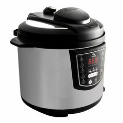 Evvoli Pressure Cooker 6L with Digital LED Display & 9-in-1 MultiUse Programmable 1000W PC6009B