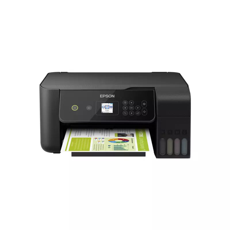 Epson EcoTank Inkjet Printer ADF, CIS Technology, 15ppm, 5760x1440dpi Resolution, Wireless Connectivity L3160