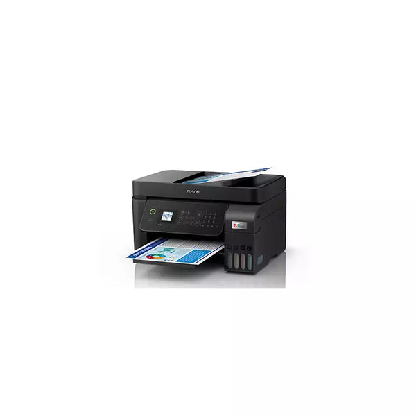 Epson EcoTank Wi-Fi All-in-One Ink Tank Printer with ADF, A4 Printing, 33ppm, 5760x1440dpi Resolution, Large Ink Tanks L5290