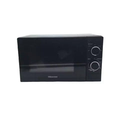 Hisense Microwave 20L 700W Solo Manual, Knobs Push Button, 6 Power Levels, Black H20MOBS10