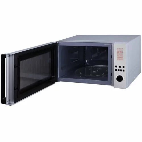 Hisense Microwave 45L Solo Digital, Grill Function, Handle, 5 Power Level, 8 Auto Menus, Cooking Timer, 360° Rotating Plate, Safely Lock, Black Mirror H45MOMK9
