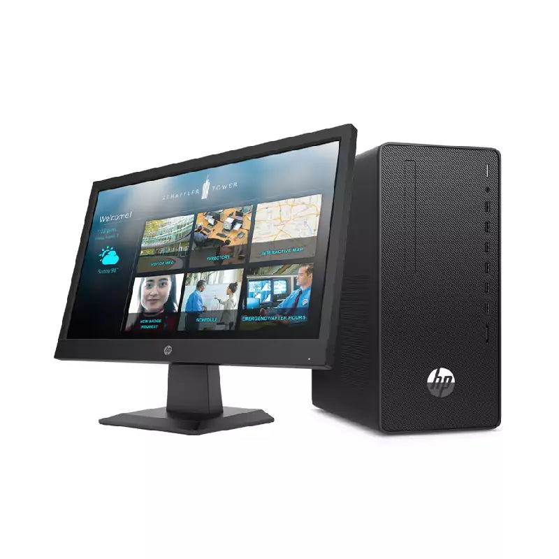 HP 290 Desktop G4 10th Generation, Free DOS Up to 4.8Ghz, Intel Core i7, 4GB DDR, 1TB HDD, 22" Screen Size