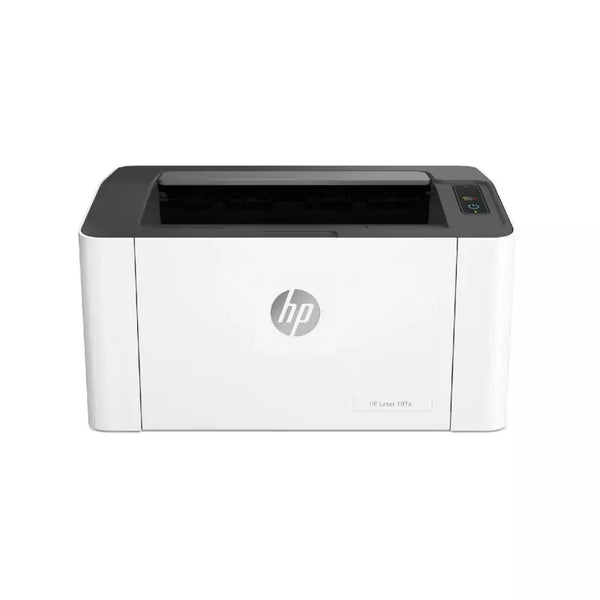 HP LaserJet Black Printer, Single Function, 21ppm, 1200 x 1200dpi Resolution, Compact Design 107A