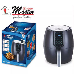 Electro Master Air Fryer 4.5L 1800W Digital Controls, Multiple Cooking Options EM-AF-1153