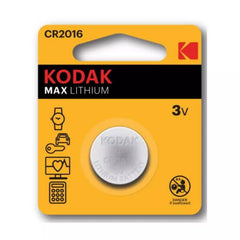 Kodak Lithium Battery 3V 2016 5's Pack of 12 KCR2016