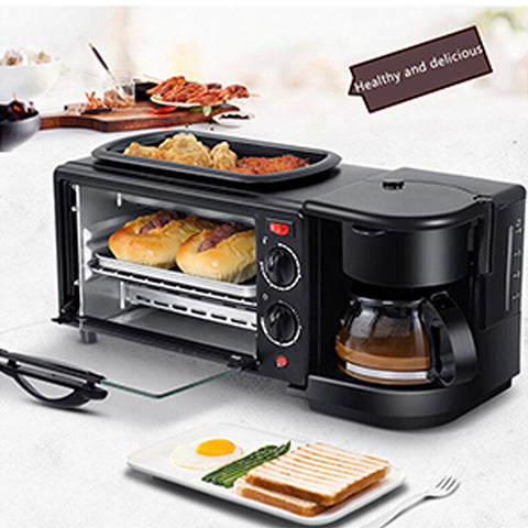 Kodtec Breakfast Maker 3in1 9L 1250W Oven, Grill & Kettle KT-3709BM