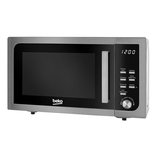 Beko Microwave Oven 23L 800W with Grill Digital 5 Power Levels Stainless Steel MGF23210X