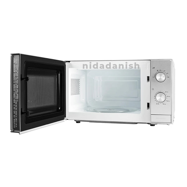 Beko Microwave Oven 20L 1200W Solo Manual Silver MOC20100S