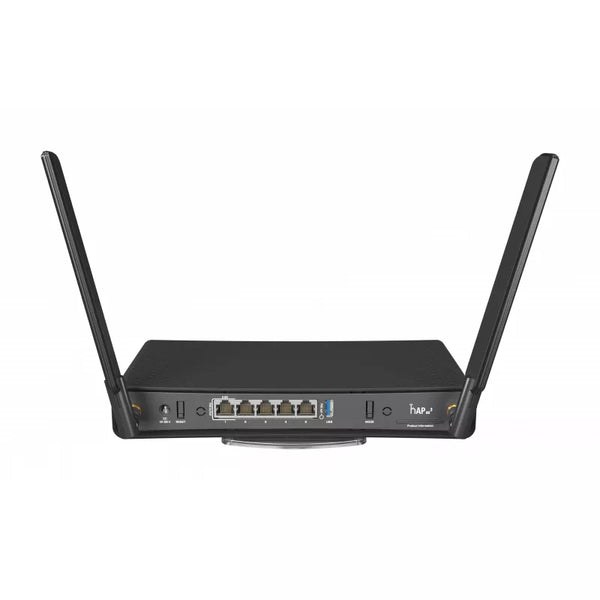 Mikrotik Wireless Router hAP ax3 Dual-Band 2.4/5GHz AP, 5 Ethernet Ports, USB 3G/4G Support (with Case)