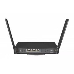 Mikrotik Wireless Router hAP ax3 Dual-Band 2.4/5GHz AP, 5 Ethernet Ports, USB 3G/4G Support (with Case)