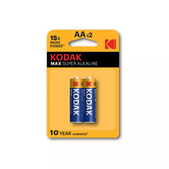 Kodak AA Alkaline Batteries Max Super 1.5V