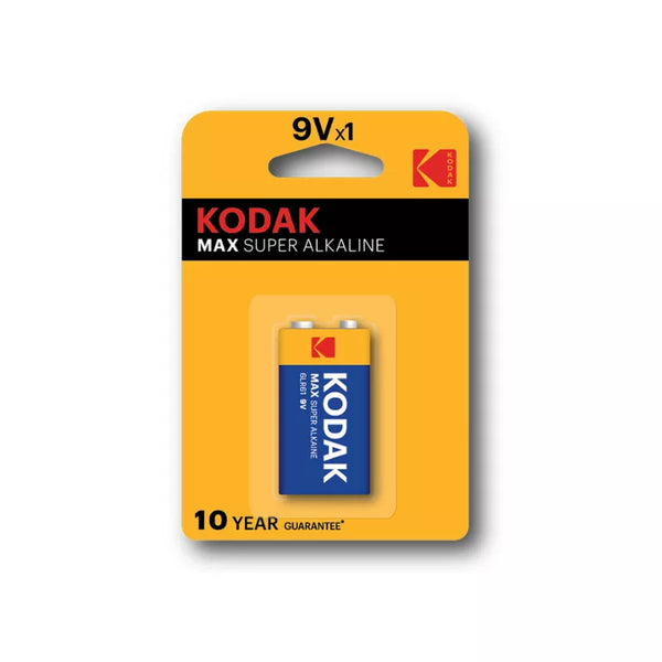 Kodak Alkaline Battery Max Super 9V 6LR61