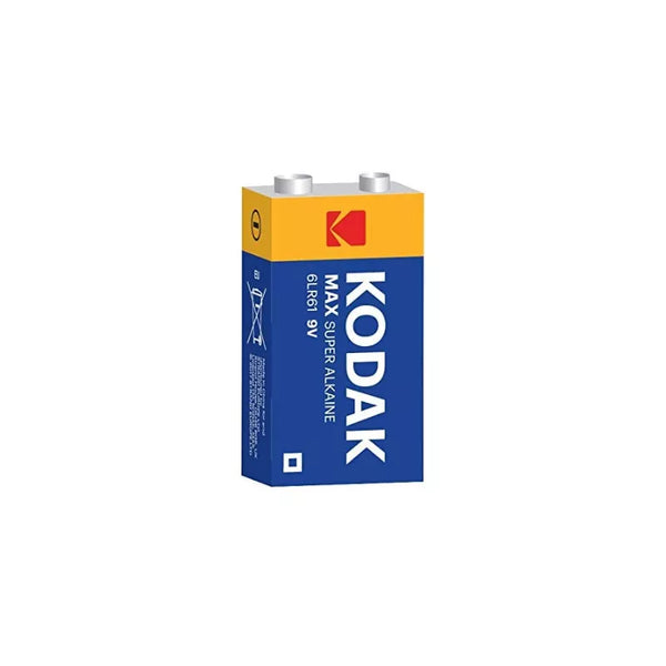 Kodak Alkaline Battery Max Super 9V 6LR61