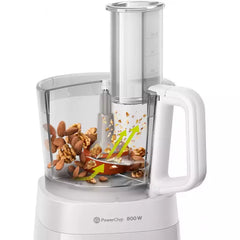 Philips Viva Compact Food Processor 800W 2in1 Disc, Citrus Press, 29 Functions with PowerChop Technology HR7510
