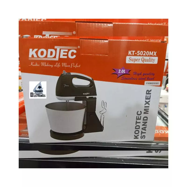 Kodtec Hand Mixer 250W with 2L Bowl & 7 Speeds 2 Attachments KT-5020MX