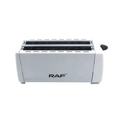 RAF Bread Toaster 4 Slice 1200W, Double Sided Baking, Card Slot Design R.265