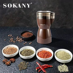 Sokany Electric Coffee Grinding Machine 100g 180W Brown SM-3016