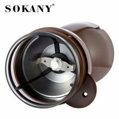 Sokany Electric Coffee Grinding Machine 100g 180W Brown SM-3016