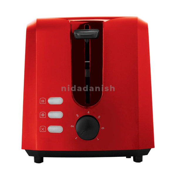 Beko Toaster 2 Slot 850W Red TAM4201R
