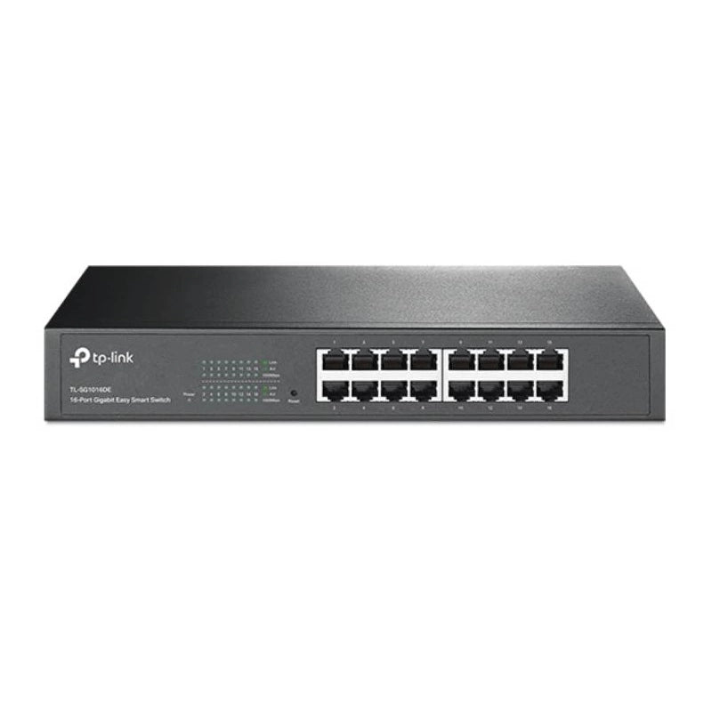 TP-LINK 16-Port Gigabit Easy Smart Switch Black TL-SG1016DE