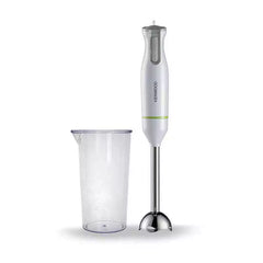 Kenwood Hand Blender Metal Wand 600W Stick with Graduated Beaker, Turbo Function, Removable for Easy Cleaning HBM02.001WH