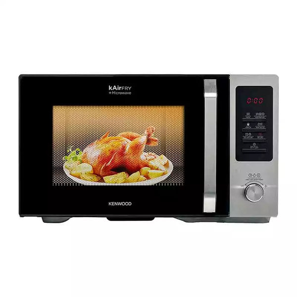 KENWOOD Microwave Oven 30L + Air Fryer + Grill + Convection 1000W 4-in-1 Preset Programs 19, Digital Display, 5 Power Levels, Defrost Function, 95 Minutes Timer , Clock Function MWA30.000BK