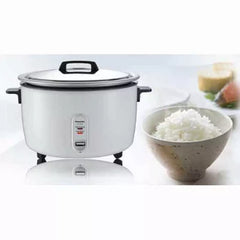 Panasonic Electric Rice Cooker 7.2L Stainless Steel Lid, Keep Warm Function White SR-GA721WNB