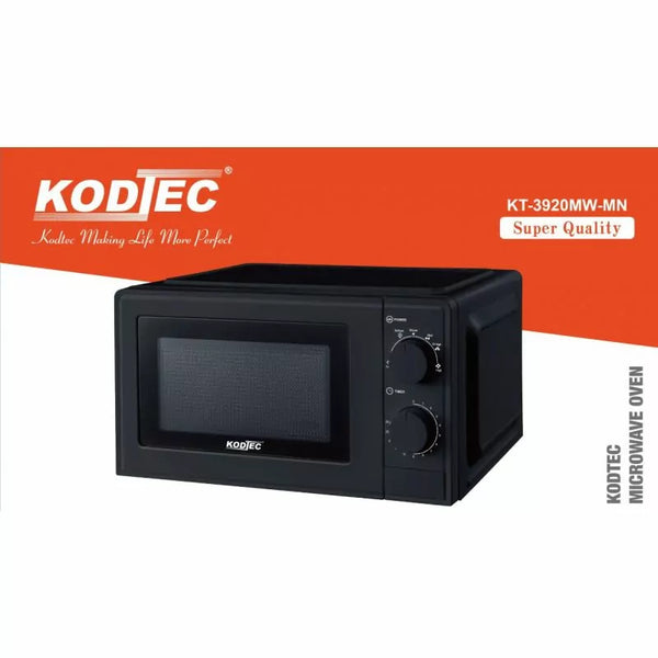 Kodtec Microwave 20L 700W Solo Manual 6 Power Levels KT-3920MN-MN