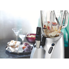 Kenwood Smoothie Blender Glass Goblet with Ice Crush Function, Chrome Bar Style Tap 2L 750W SB327
