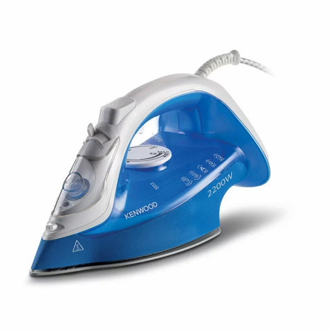 Kenwood Steam Iron 2200W with Ceramic Soleplate, Anti-Drip, Anti-Calc, Self Clean, Continuous Steam, Burst, Spray Function STP60.000WB