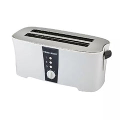 Black & Decker Toaster with Electronic Browning Control 4 Slice 1350W Cool Touch ET124-B5