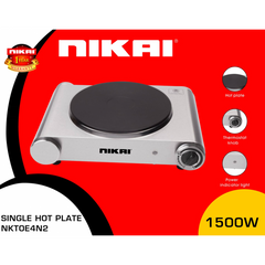 Nikai Electric Hot Plate 1 Plate 1500W NKTOE4N2