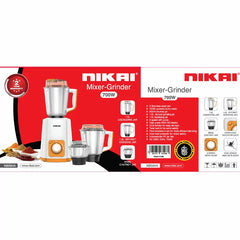 Nikai Blender 1.5L 700W 3 in 1 Stainless Steel NB594A