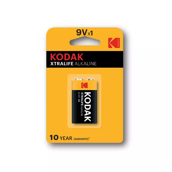 Kodak Battery Xtralife Alkaline 9V 1's (Pack of 3)