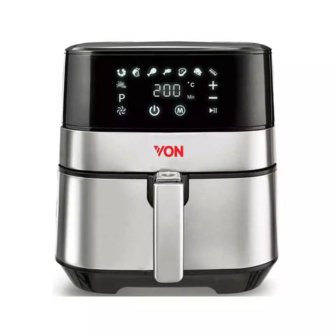 VON Air Fryer 3.5L 1300W Non-stick Detachable Food Basket, High Speed Air Circulation Technology, Time & Temperature Control VSYA35 BBK